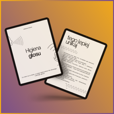 Higiena głosu – broszura